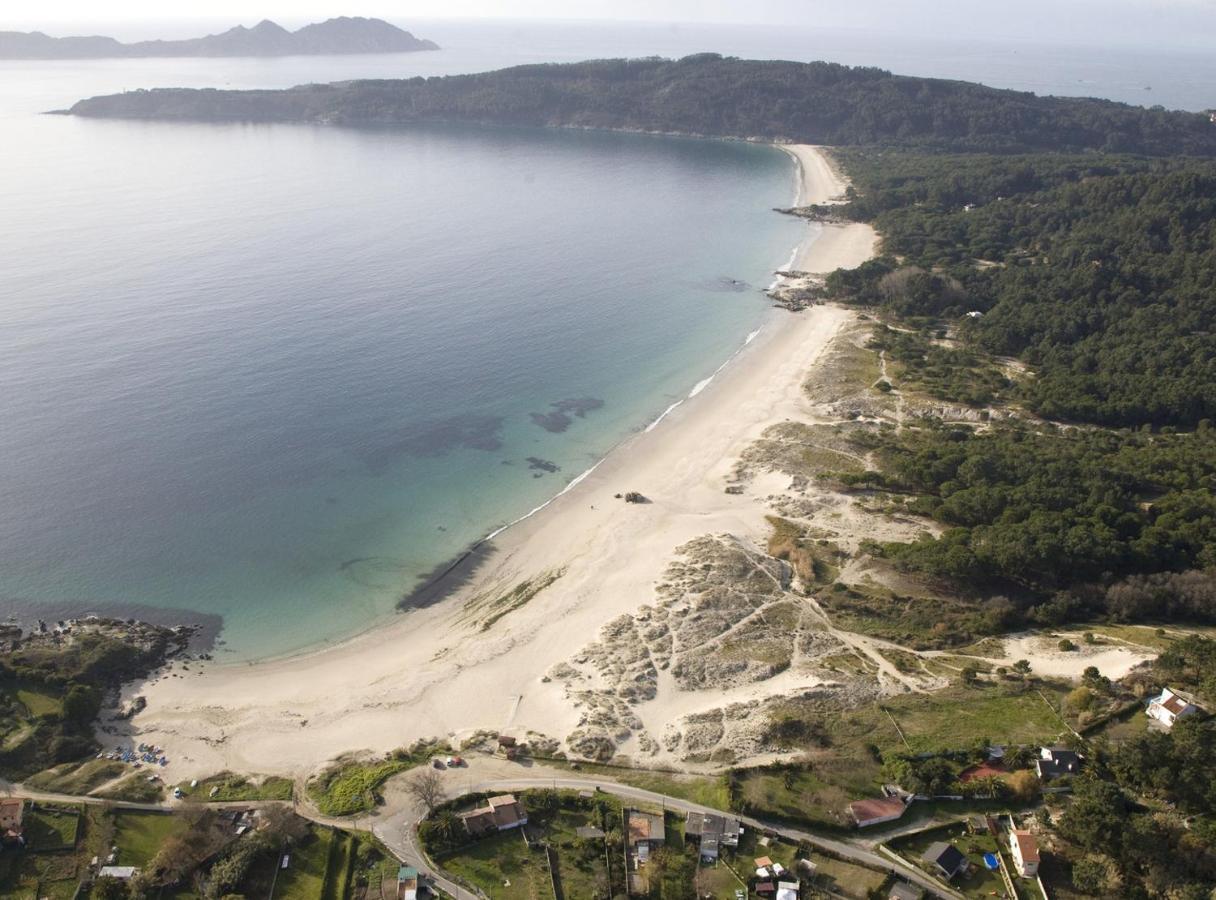 Cabana Rustica En Plena Naturaleza En Playa De Nerga, Ria De Vigo, Hio Eksteriør bilde